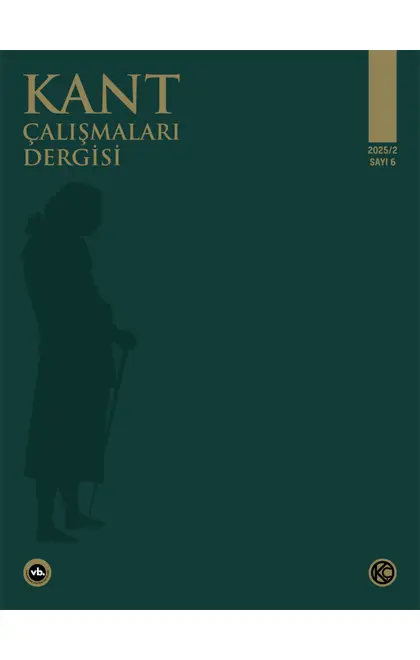 Kant Çalışmaları Dergisi Sayı 6